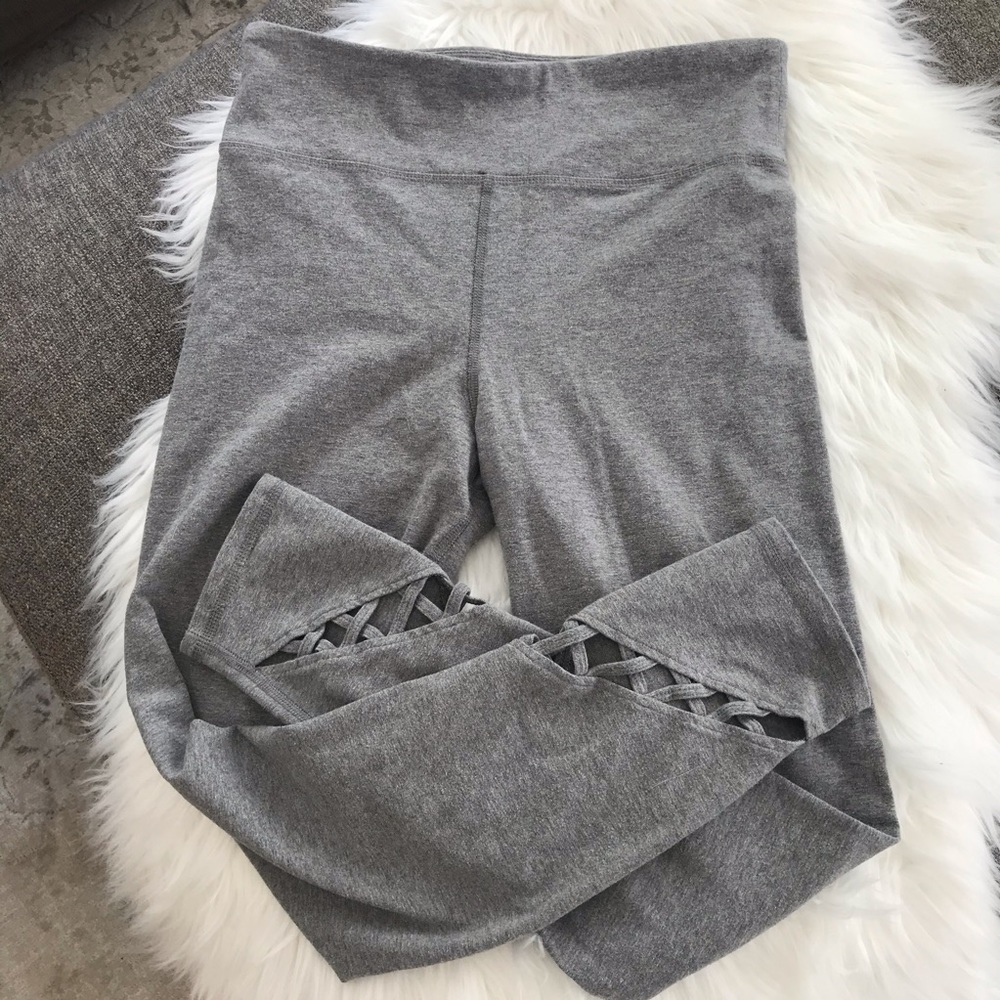 Live Love Dream leggings with open weave accents